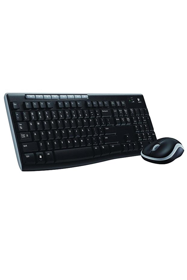 Mk270 Kablosuz Q Trk Siyah Multimedya Klavye - Mouse Set 920-004525 - 1