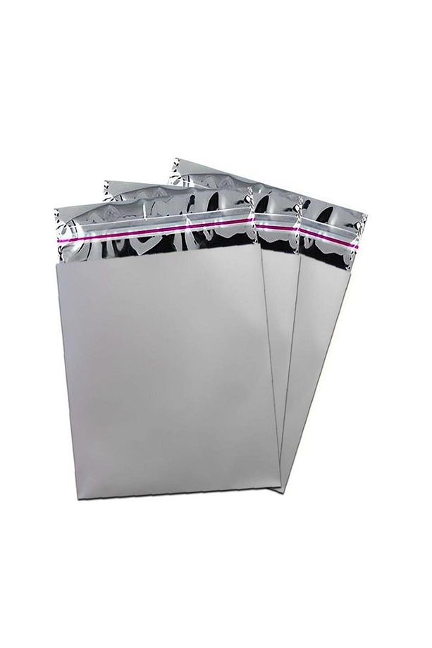 50 Adet Bantlı Minnak Boy Gümüş Takı Küpe Hediye Poşeti 7x9 - 3