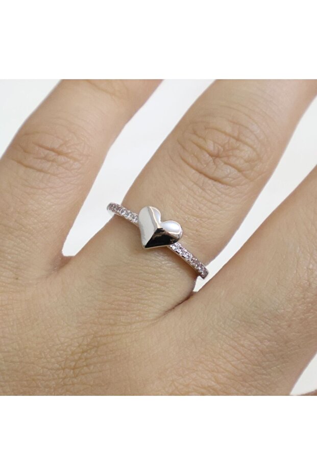 خاتم قلب-فضي - 2