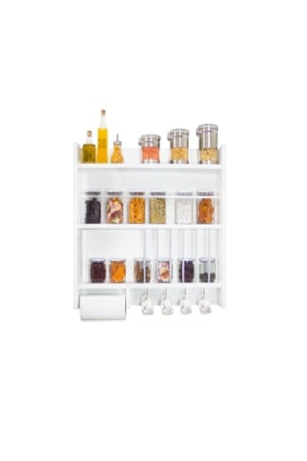 Ahşap Mutfak Terek Rafı - 2