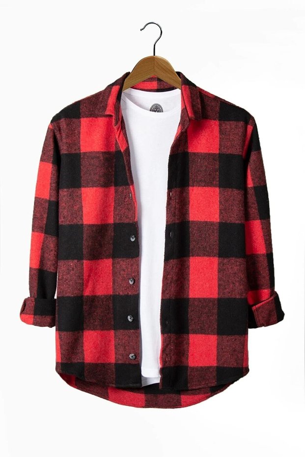 Men's Plaid Lumberjack Shirt