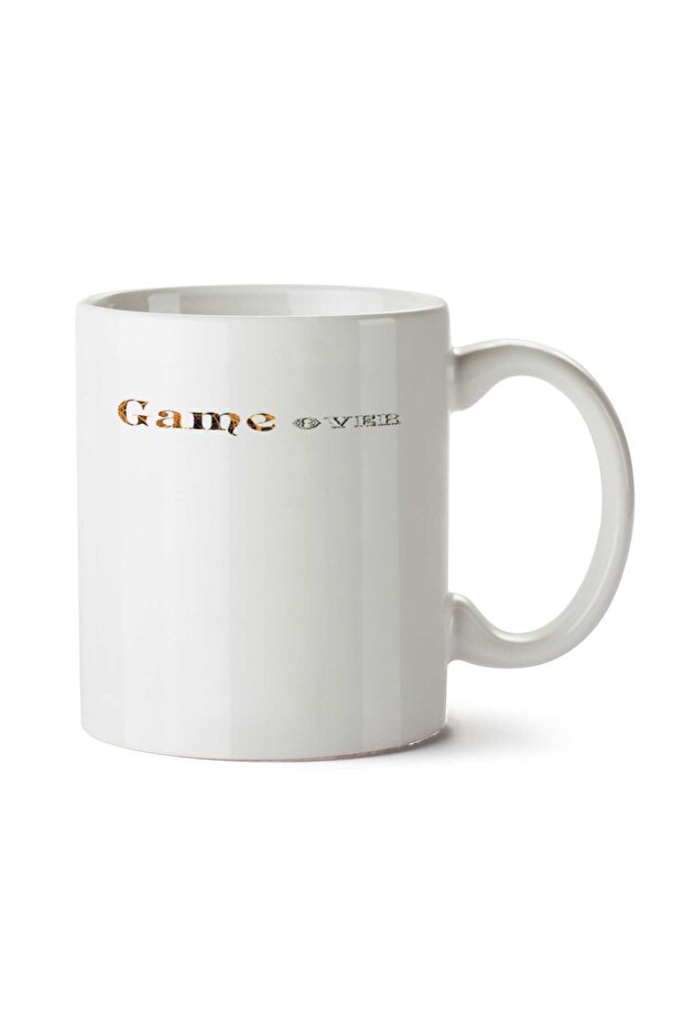 كوب مطبوع على الجانبين من Game Over