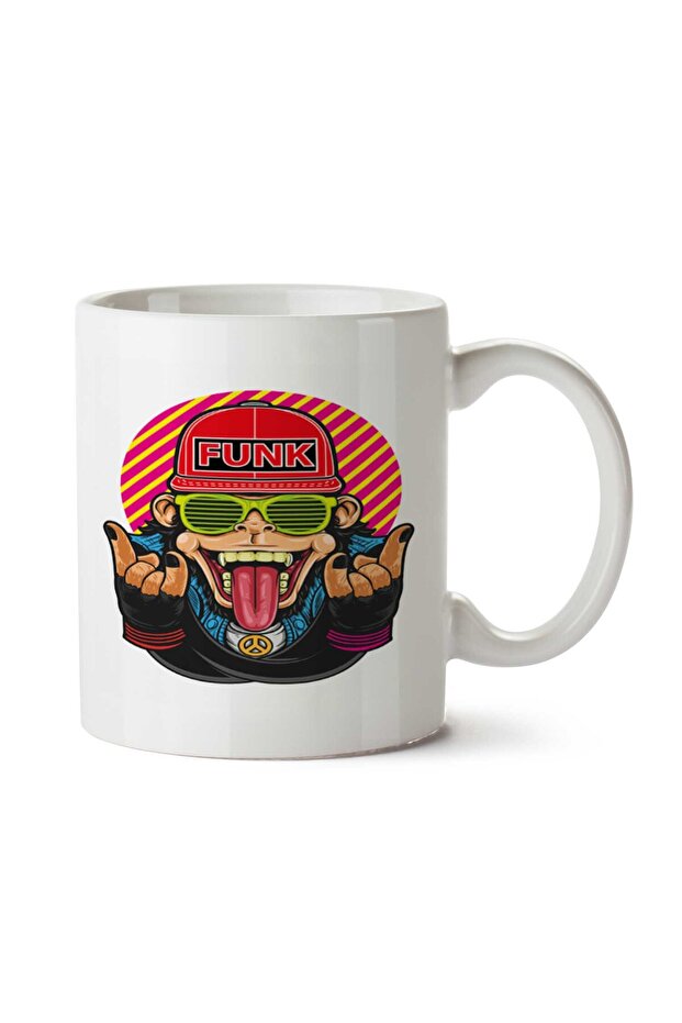 كوب مطبوع على الجانبين من Funk Monkey - 1
