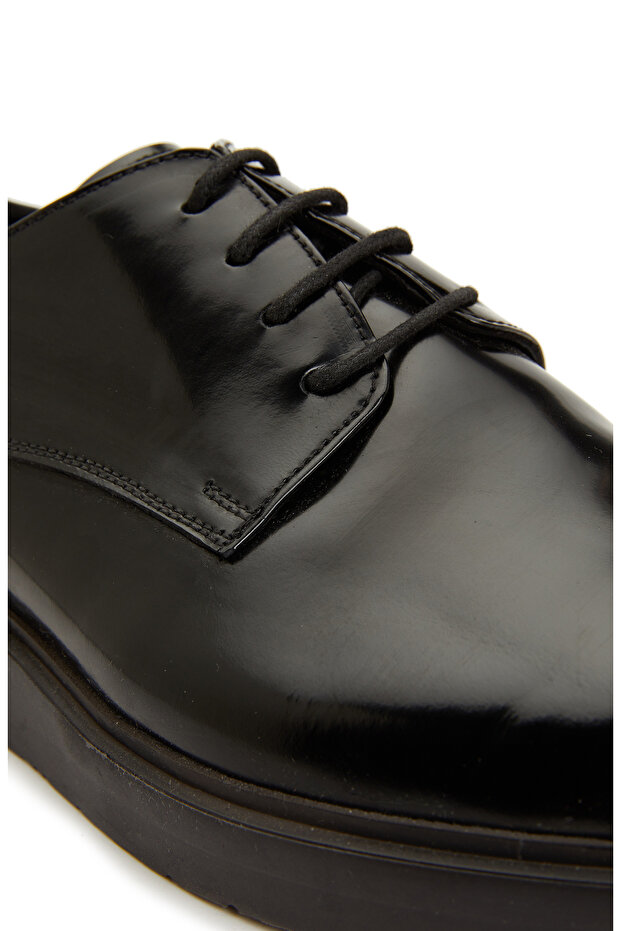 Siyah Erkek Deri Ayakkabı - 5