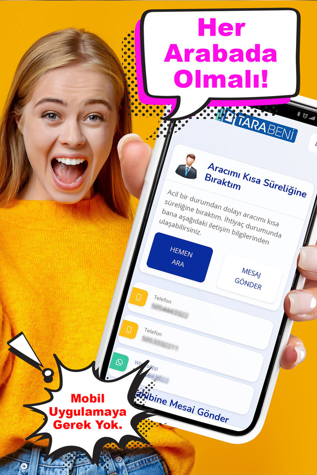 Qr Akıllı Araç Karekod Cam Etiketi (QR KOD KİMLİK - ARAÇ NUMARATÖRÜ - STİCKER - KAREKOD CAM ETİKET) - 7