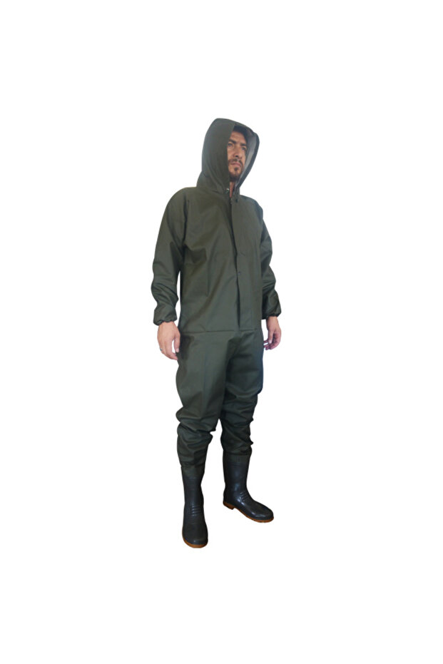 Hooded Boots Boy Jumpsuit No:43