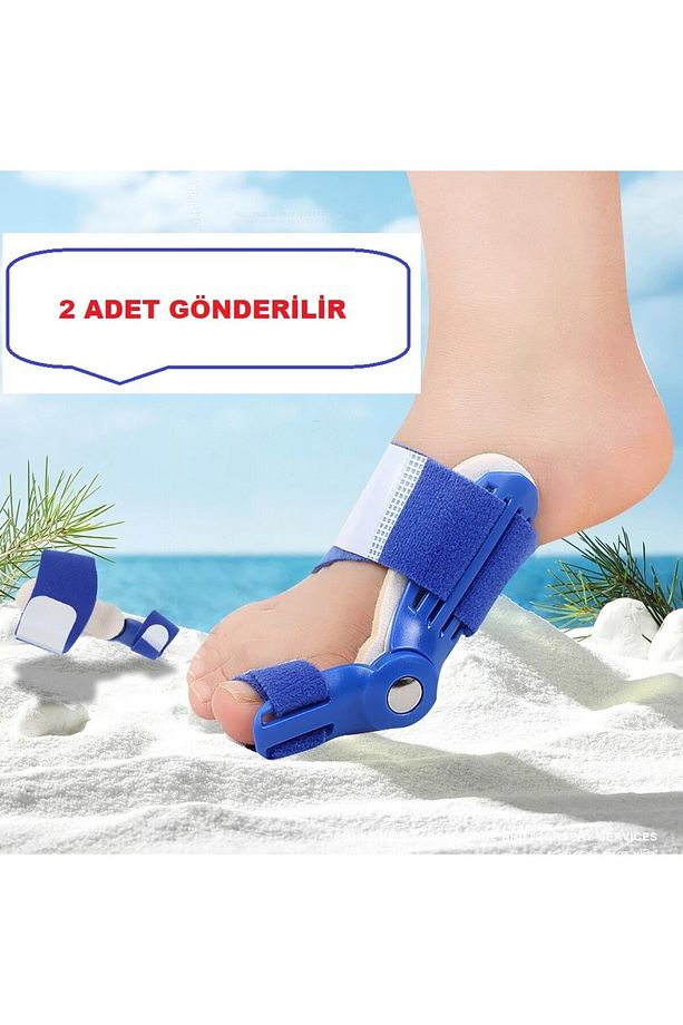Medikal Baş Parmak Kemik Düzeltici Ayak Baş Parmak Gömleği Kemik Bunyon 2 Adet - 2