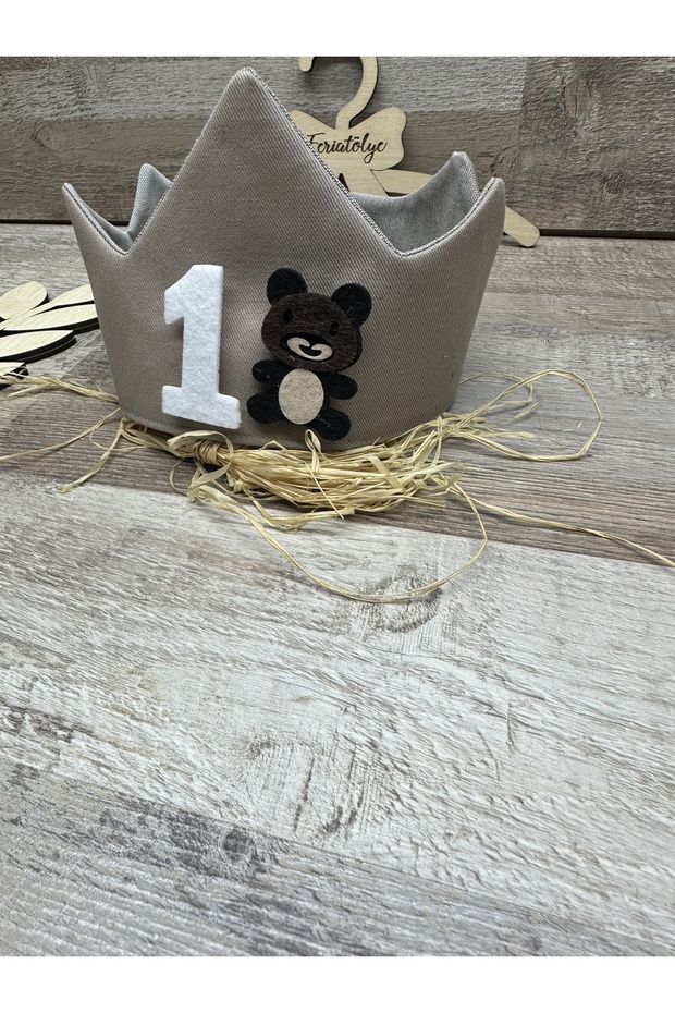 Handmade Teddy Bear Concept 1 Year Old 2 Year Old 3 Year Old Birthday Party Crown