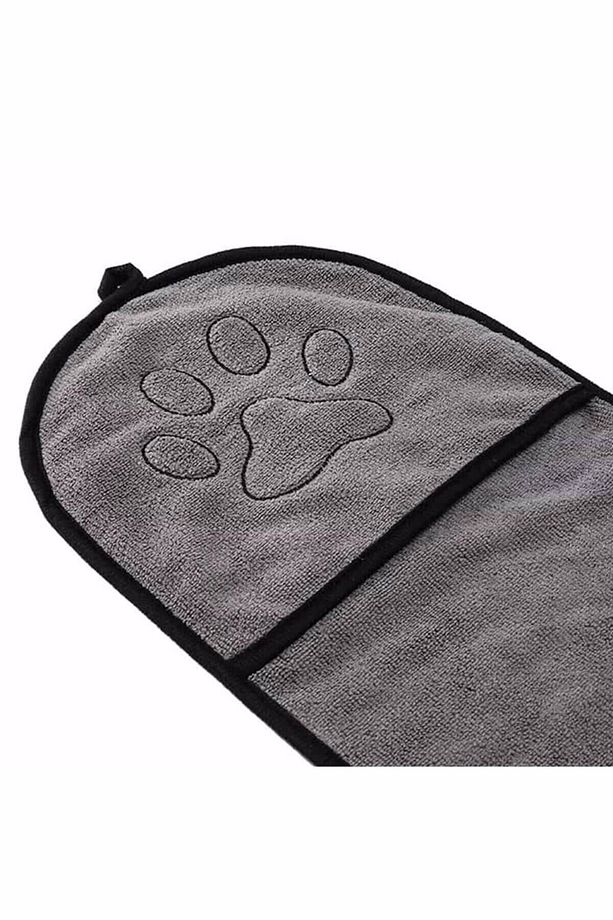 Mikrofiber Kedi Ve Köpek Kurulama Havlusu, Eldiveni, Bezi Mikrofiber 80x25 Cm - 6