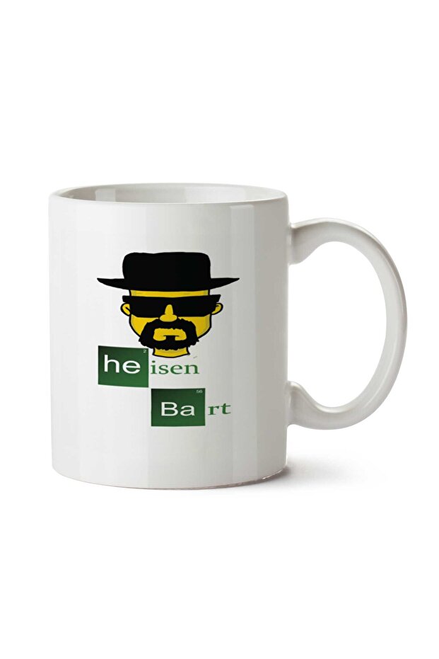 كوب HeisenBart مطبوع على الجانبين