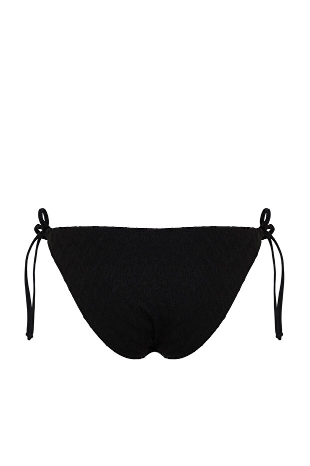 Siyah Regular Normal Bel Bikini Altı TBESS23BA00250 - 7