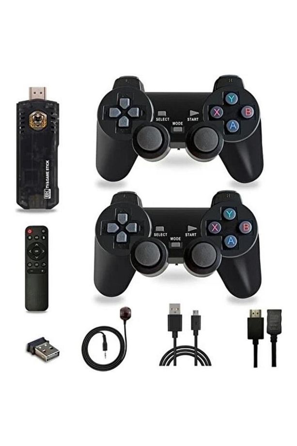 Gc-06 5g 8k Ultra Hd 64 Gb Tv Box Game Box Android Tv Oyun Konsolu Atari 2 In1 - 3