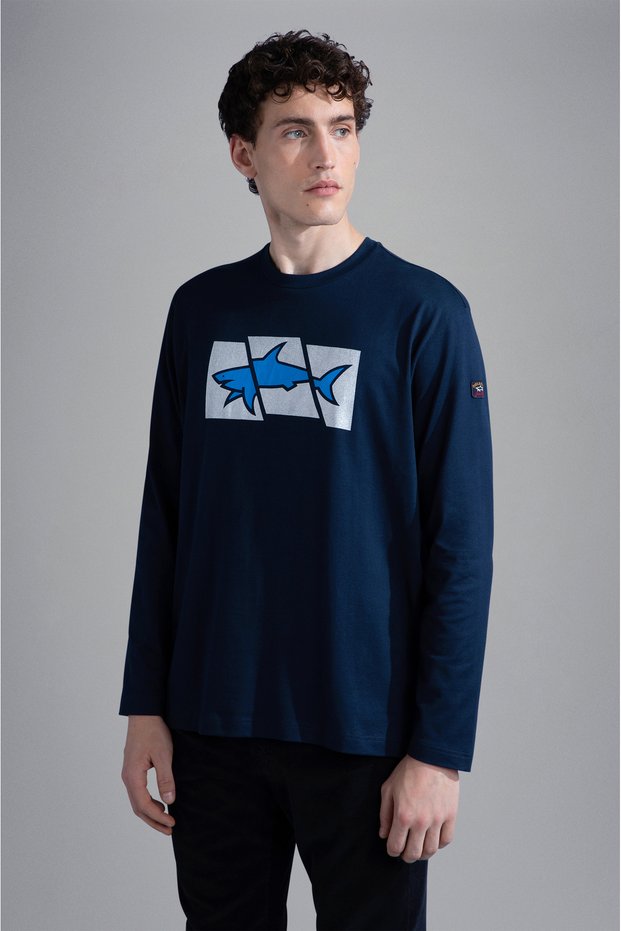 MEN'S KNITTED T-SHIRT C.WCOTTON