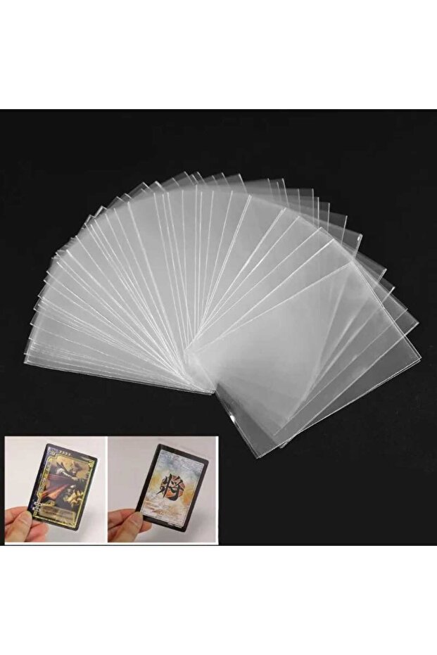 Transparent Card Protector 5.5×9 cm 20 Pieces