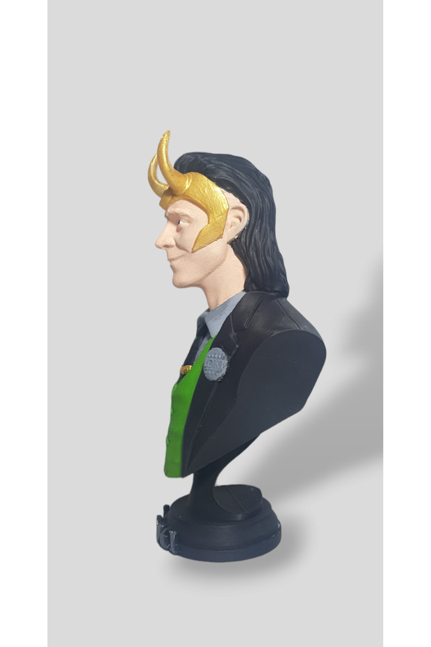 Marvel Comics Loki Büst- Loki Figür 15 Cm Renkli - 5