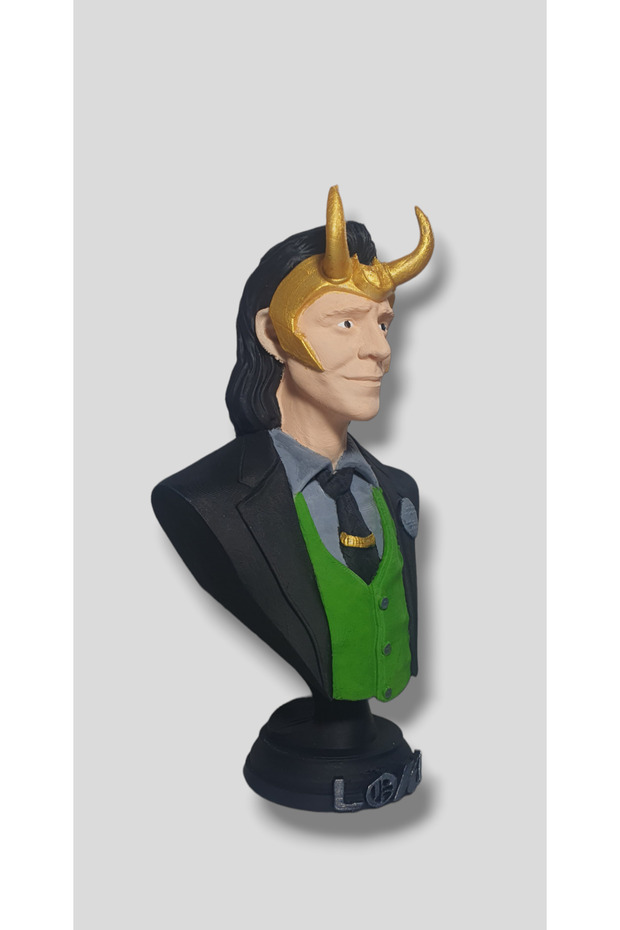 Marvel Comics Loki Büst- Loki Figür 15 Cm Renkli - 4