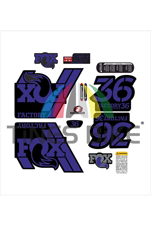 36 FACTORY SERIES TONGS STICKER