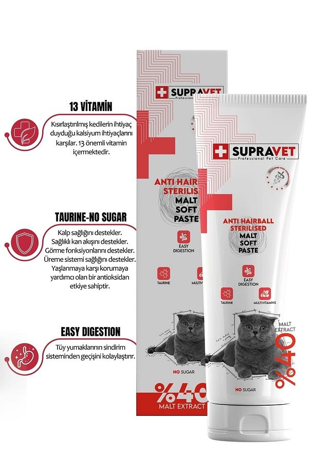 Sterilised Kısırlaştırılmış Kediler Için Malt Macun 100 Gr ( Multi Vitamin) - 1
