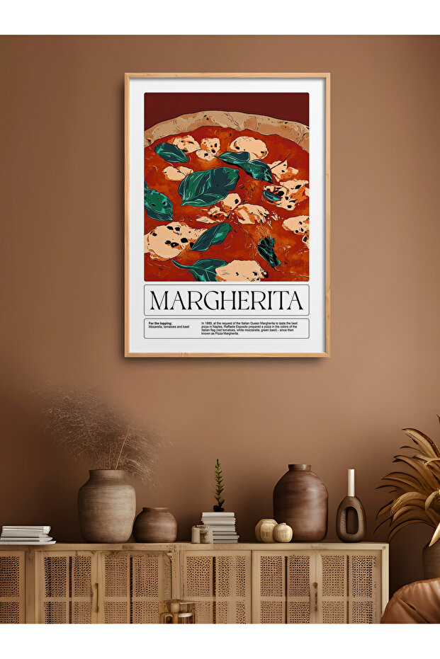 Single Framed Margherita Painting Modern Art Poster Painting Tk/281