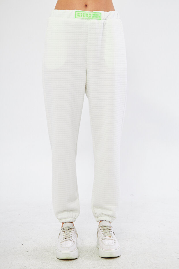 BASIC BEYAZ PANTOLON - 3