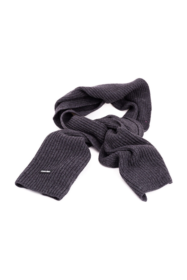 DADDY WOOL KNIT SCARF - 4