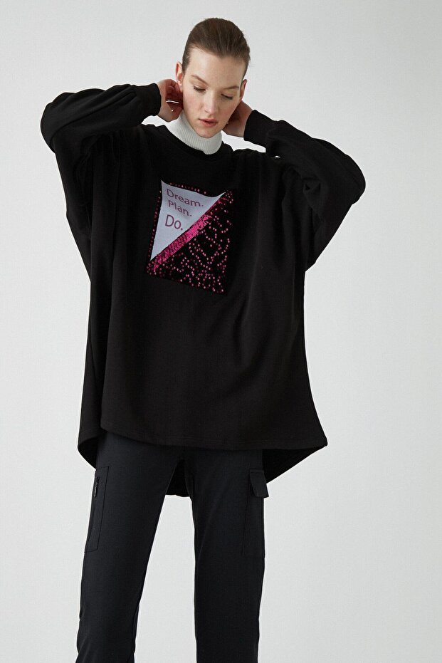 Women's Black Tunic 1KAK18414CK