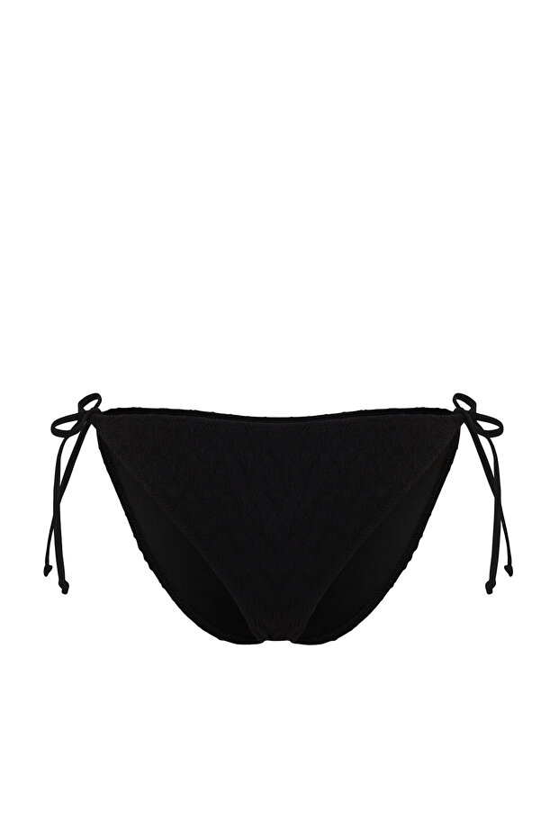 Siyah Regular Normal Bel Bikini Altı TBESS23BA00250 - 5