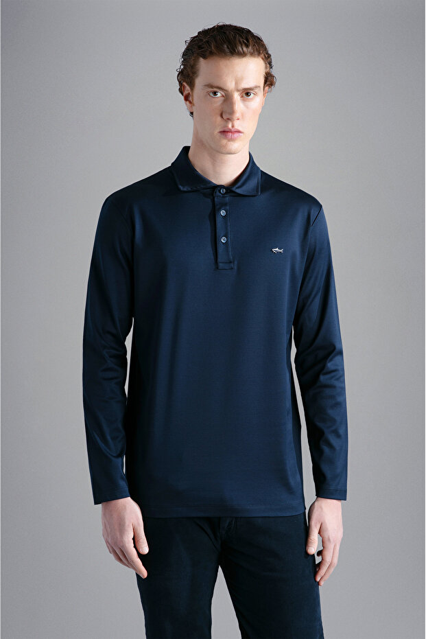 Men's Knitted Poloshirt C.W. Cotton