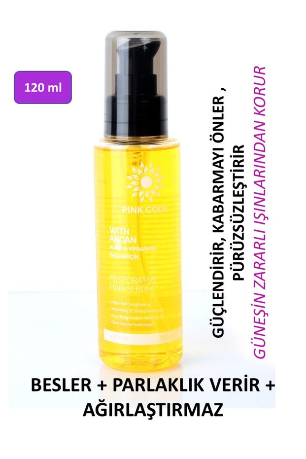 ARGAN OIL HAIR SERUM RINSE-FREE, NO WEIGHTING, Nourishing, GIVES SHINE AND GLOW 120 ml