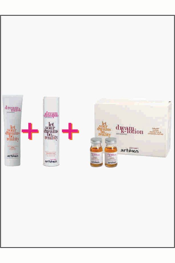 T Dream 250 ml Şampuan Dream 150 ml Maske Dream K-lotion Onarıcı Bakım Acil Kurtarma Seti - 1