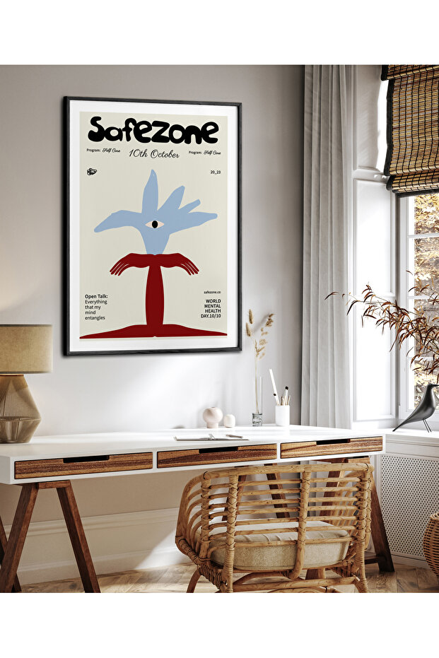 Single Framed Painting Modern Art Poster Painting Tk/258