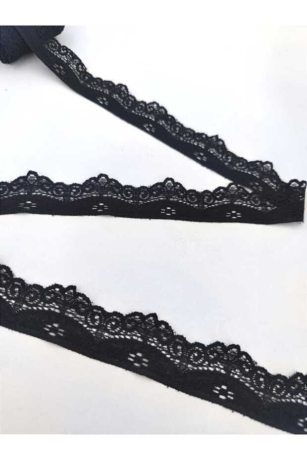 LYCRALI SUR LACE BLACK WIDTH 3.5 CM BOY 10 MT