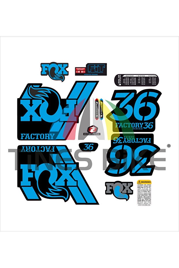 36 FACTORY SERIES TONGS STICKER