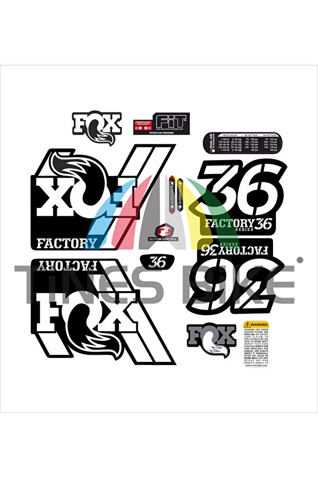 36 FACTORY SERIES TONGS STICKER