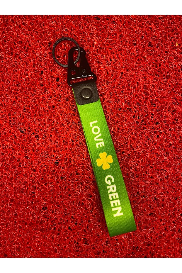 LOVE GREEN CLOTH KEY RING QUALITY AUTO MOTO ACCESSORY