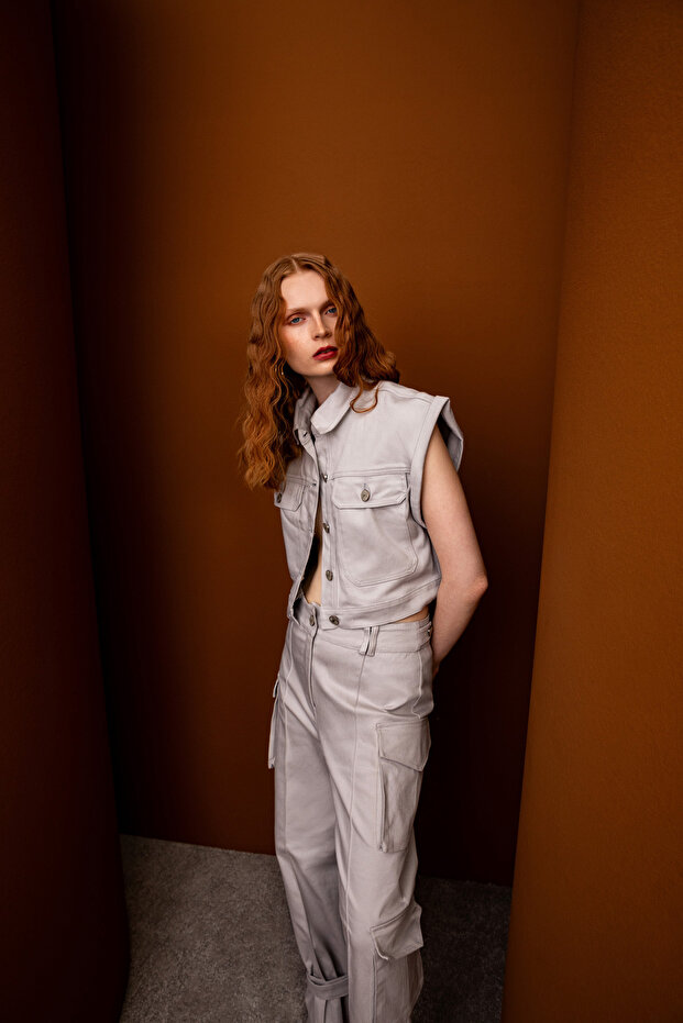 Stella Gray Vest - 1