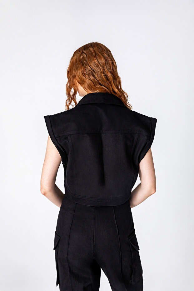 Stella Black Vest - 5
