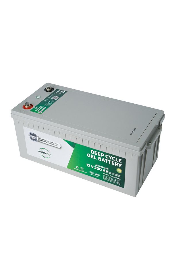 12v 200 Ah Jel Akü Deep Cycle Nano Carbon Battery - 2