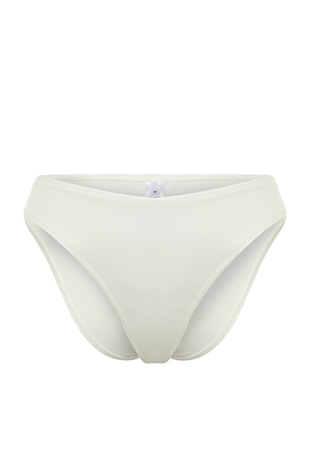 Ekru Regular Normal Bel Bikini Altı TBESS24BA00072 - 6