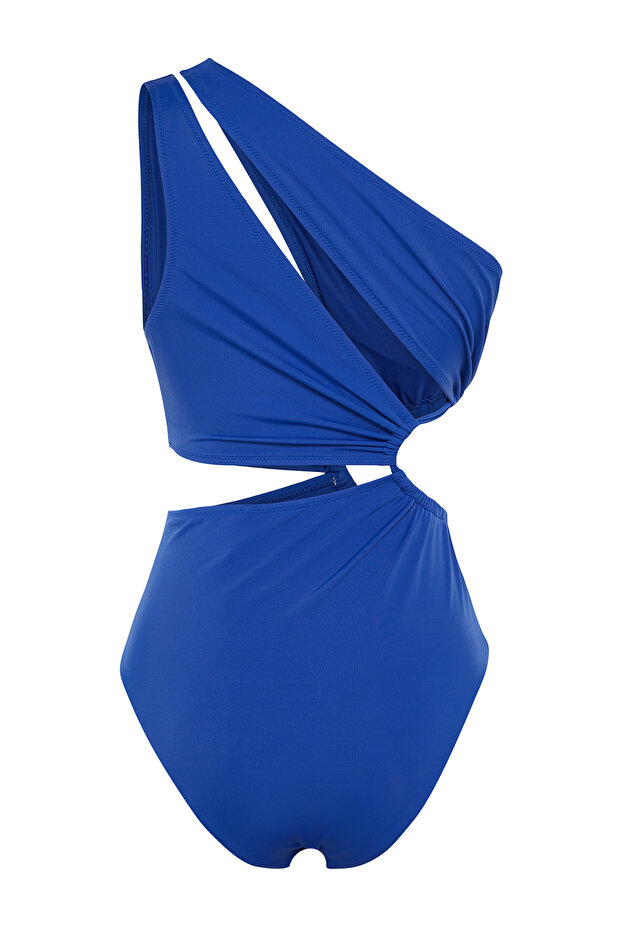 Saks Tünelli Tek Omuz Kaplı Regular Mayokini TBESS23MA00206 - 8