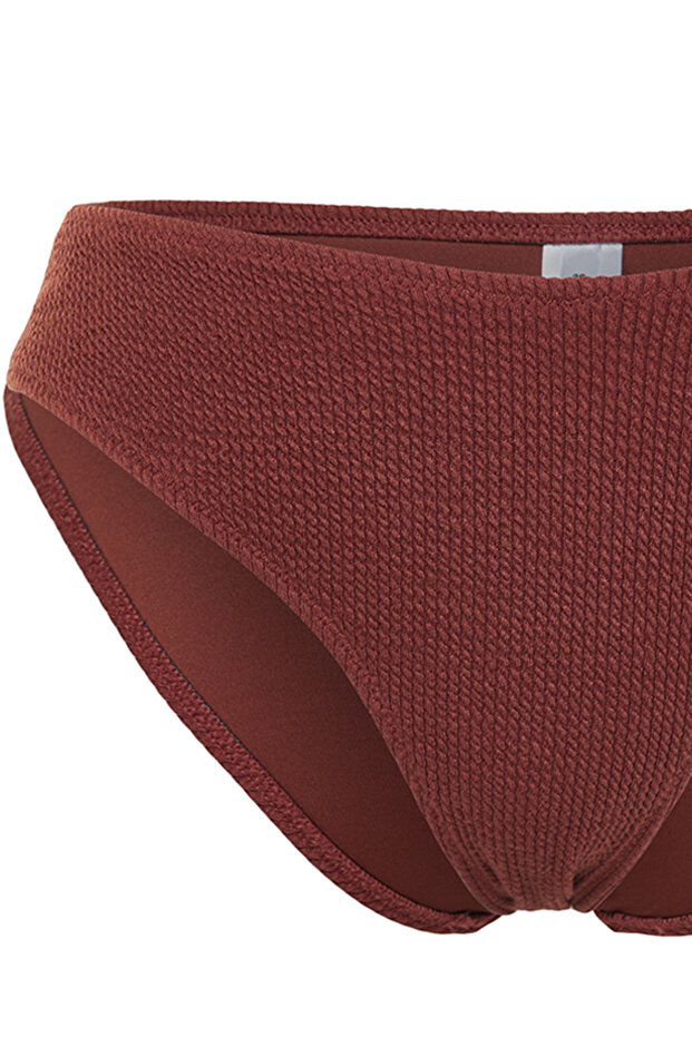 Kahverengi Regular Normal Bel Bikini Altı TBESS24BA00055 - 6