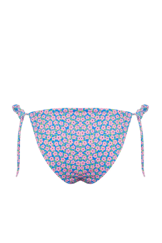Çiçek Desenli Tünelli High Leg Brazilian Bikini Altı TBESS24BA00063 - 10