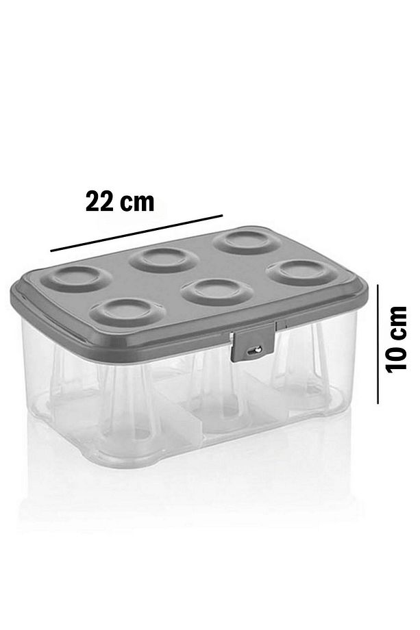 ® 6 lı Çay Bardağı Taşıma ve Saklama Kutusu Piknik Tipi Bardak Kırılma Önleyici - 3