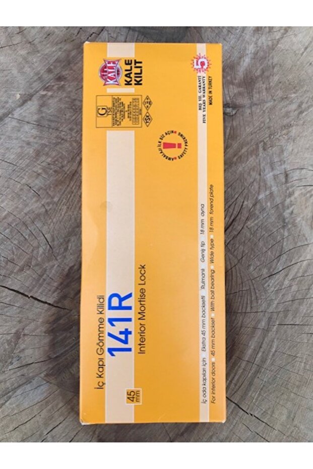 OVAL ODA KİLİDİ AHŞAP KAPI KİLİDİ PANEL KAPI KİLİDİ 141-R 18MM DAR - 4