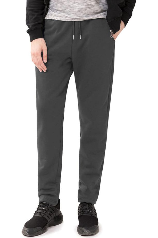 Erkek Ultra Termal Kışlık Sherpa Astarlı Aktif Koşu Normal Paça Jogger Eşofman Altı - 2