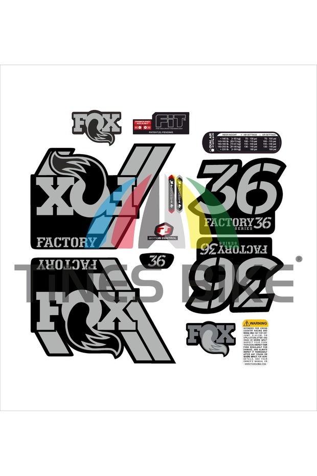 36 FACTORY SERIES TONGS STICKER