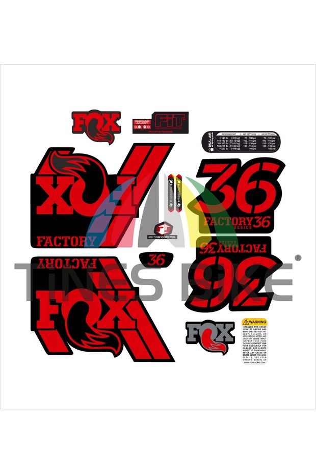 36 FACTORY SERIES TONGS STICKER