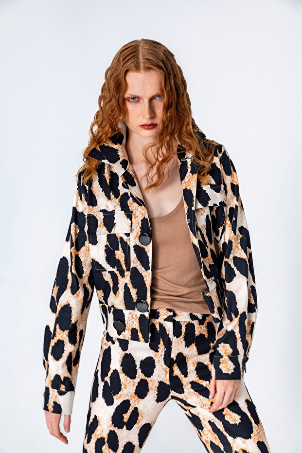 Leopard Bomber Jacket - 2