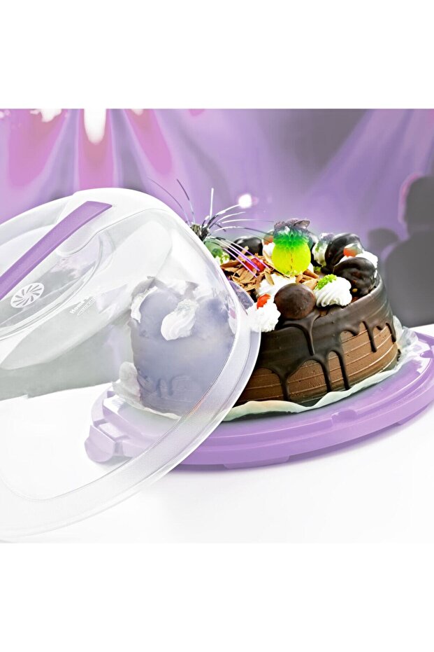 وعاء الكيك - حاوية تخزين الكيك والكعك - 3