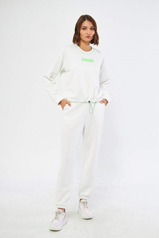 BASIC BEYAZ PANTOLON - 1